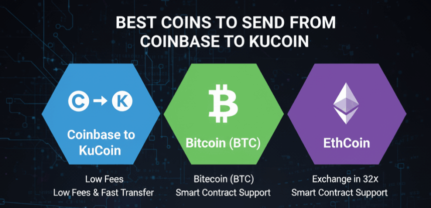 10 Best Coins to Send from Coinbase to KuCoin Quickly & Safely