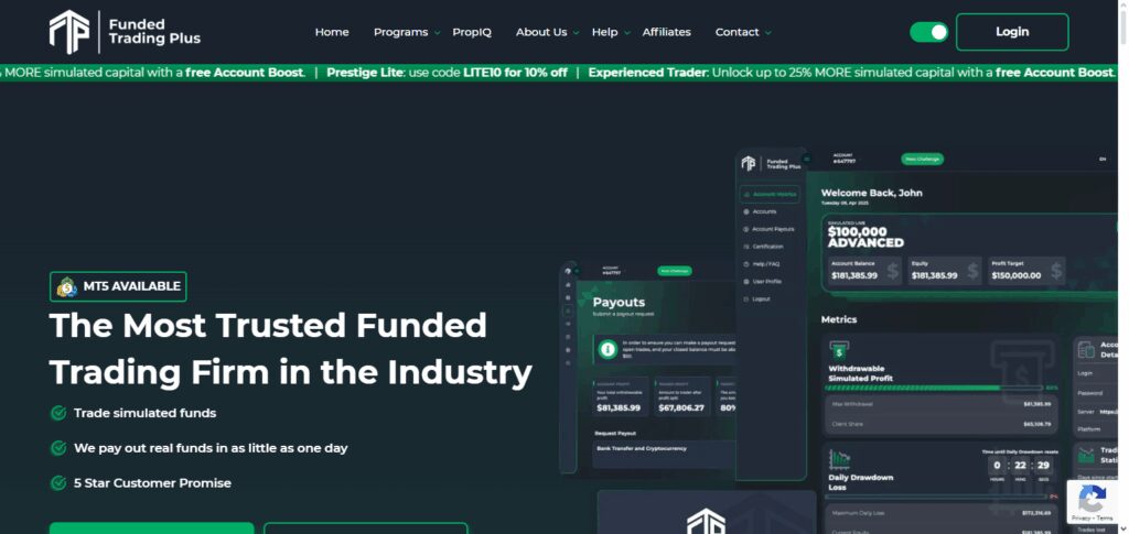 Funded Trading Plus