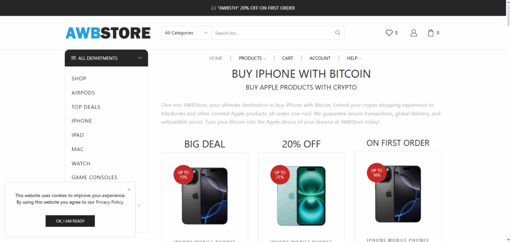 9 Apple Mac Retailers That Accept Bitcoin as Payment 6 AWBStore