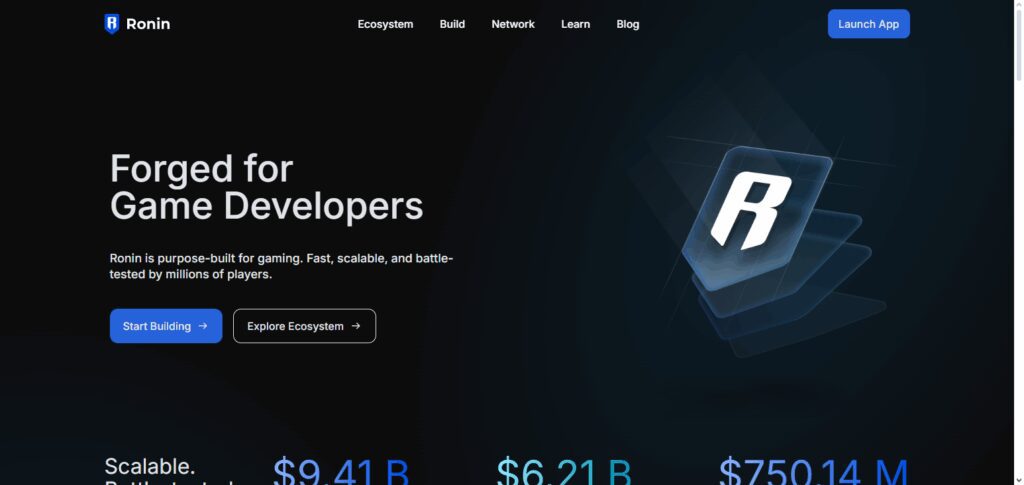 8 Top Cross-chain Gaming Ecosystems 2 Ronin Network