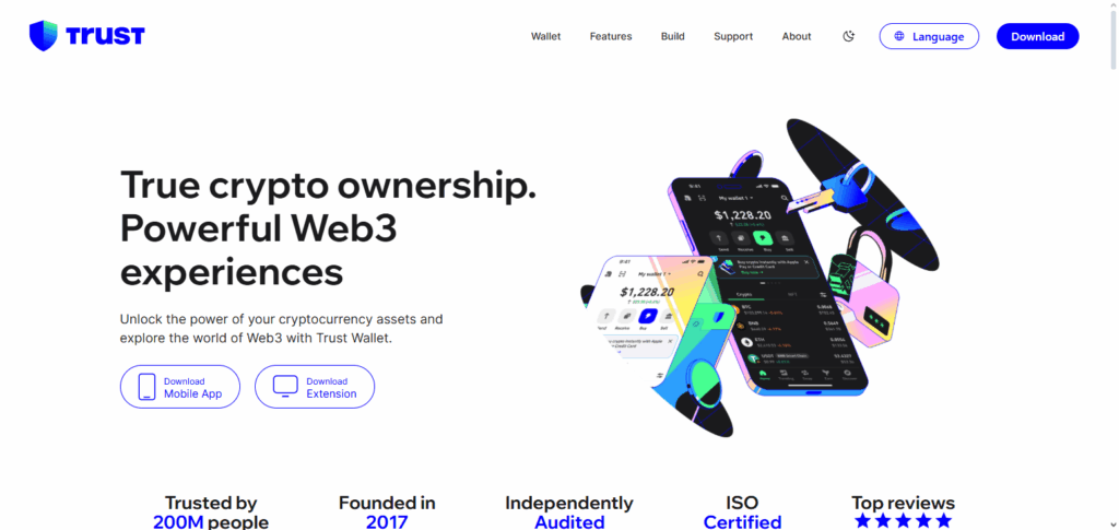 Open Trust Wallet 