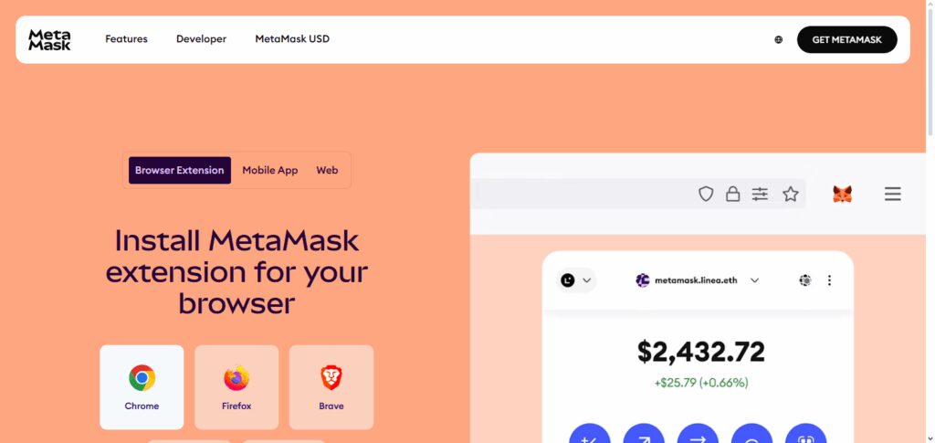 Step 1: Download MetaMask App
