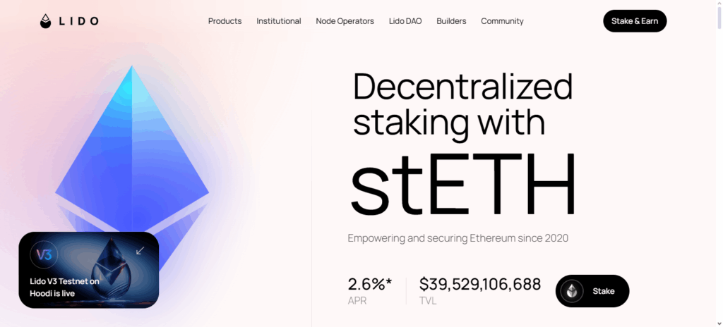 8 Low-Risk Stablecoin Staking Platforms for Secure Crypto Earnings 7 Lido Finance