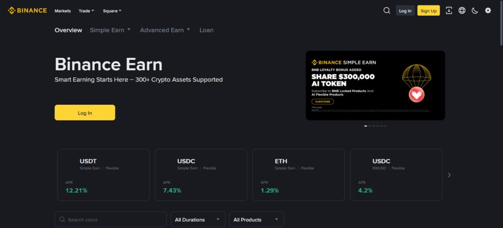 Binance Earn