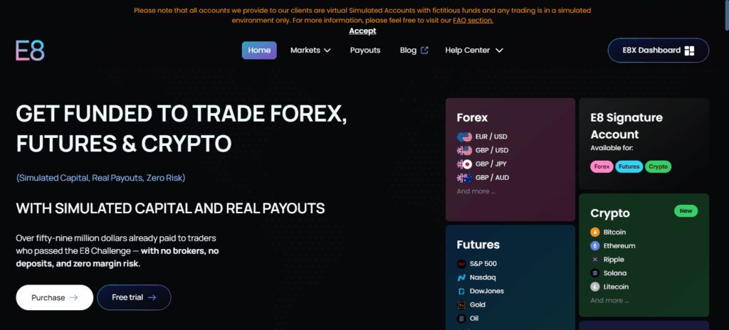 E8 Markets