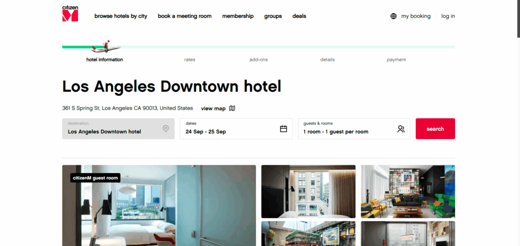 citizenM Los Angeles Downtown