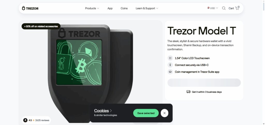 Trezor Model T