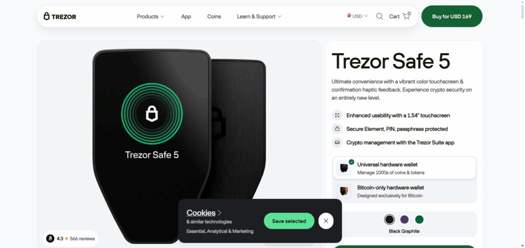 Trezor Safe 5