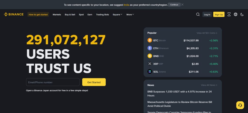 Binance Japan