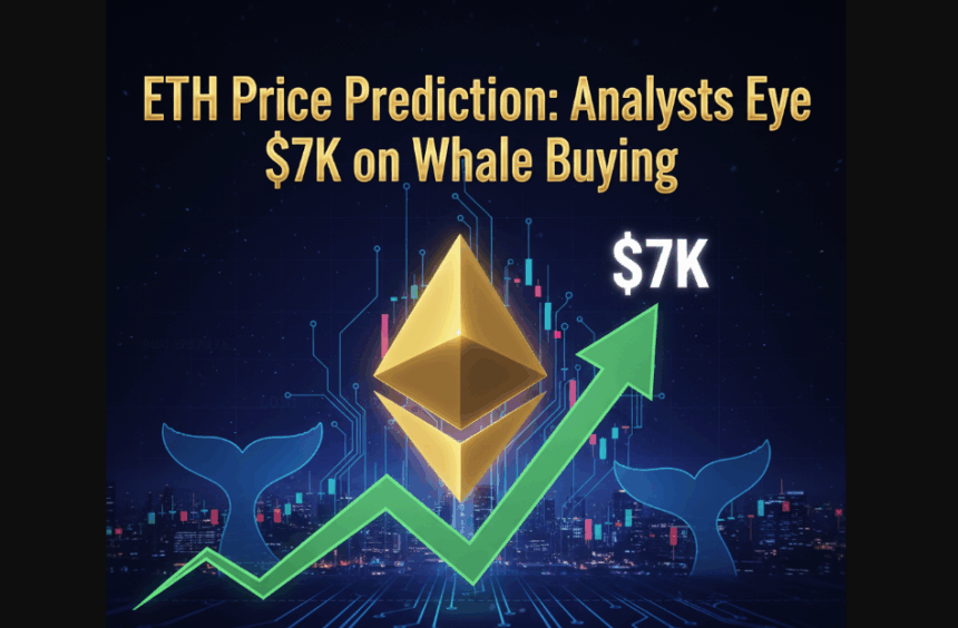 ETH Price Prediction: Analysts Eye $7K on Whale Buying
