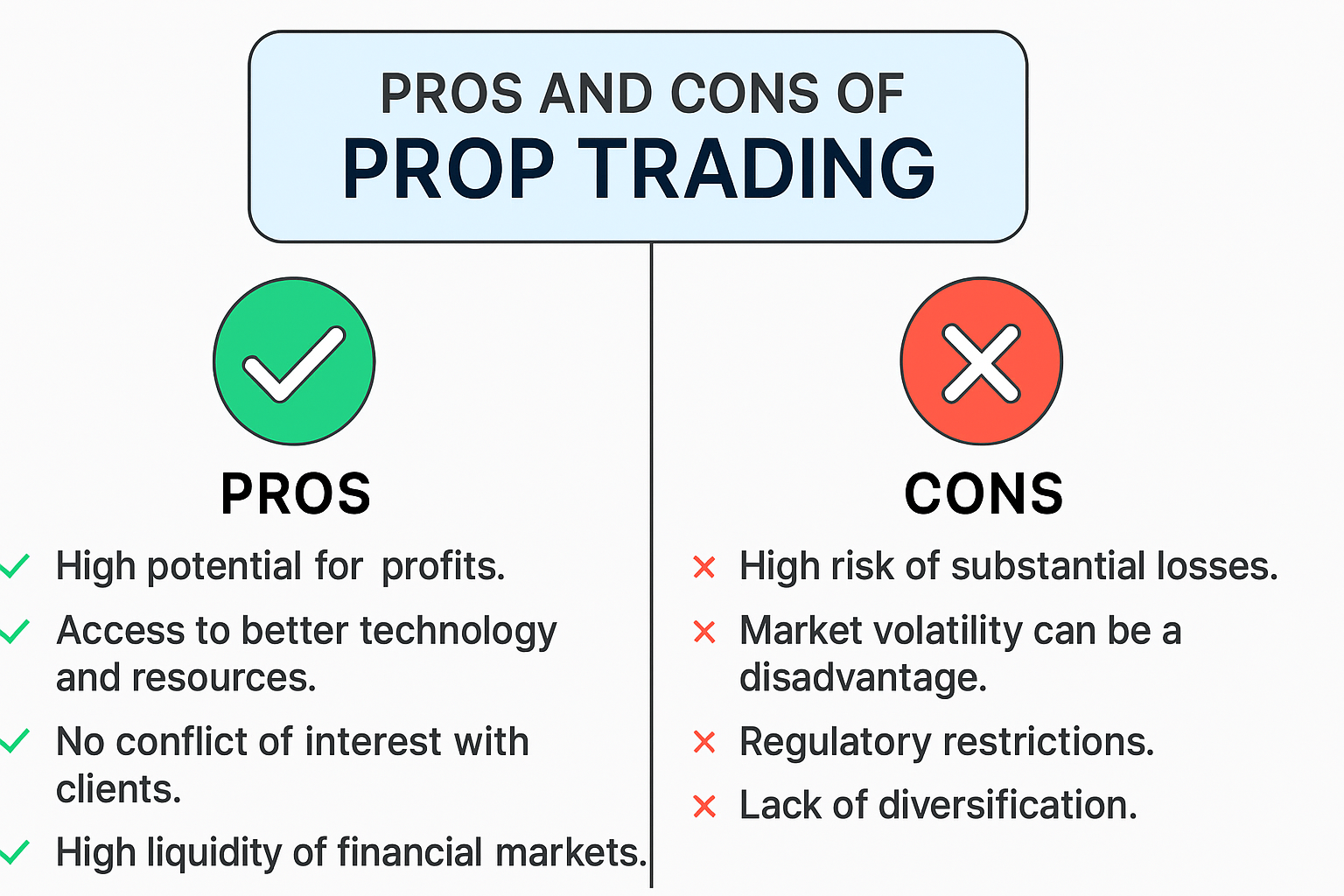 10 Pros and Cons of Prop Trading for Smart Traders