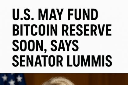 U.S. May Fund Bitcoin Reserve Soon, Says Senator Lummis