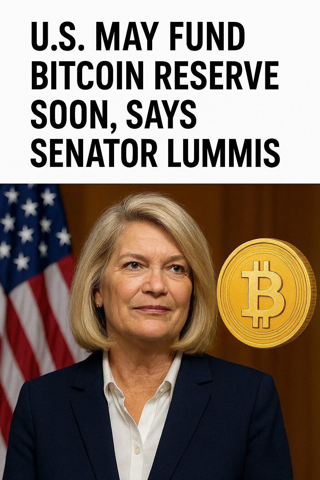U.S. May Fund Bitcoin Reserve Soon, Says Senator Lummis