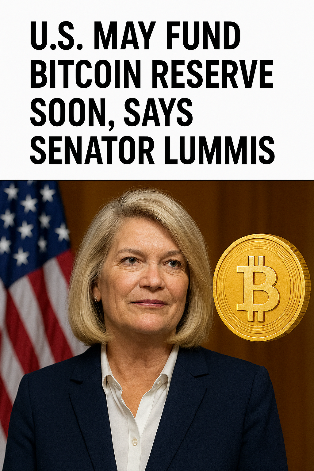U.S. May Fund Bitcoin Reserve Soon, Says Senator Lummis
