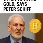Bitcoin Must Hit $148K to Rival Gold, Says Peter Schiff