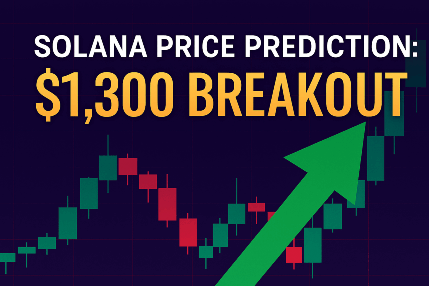 Solana Price Prediction: SOL Set for $1,300 Breakout