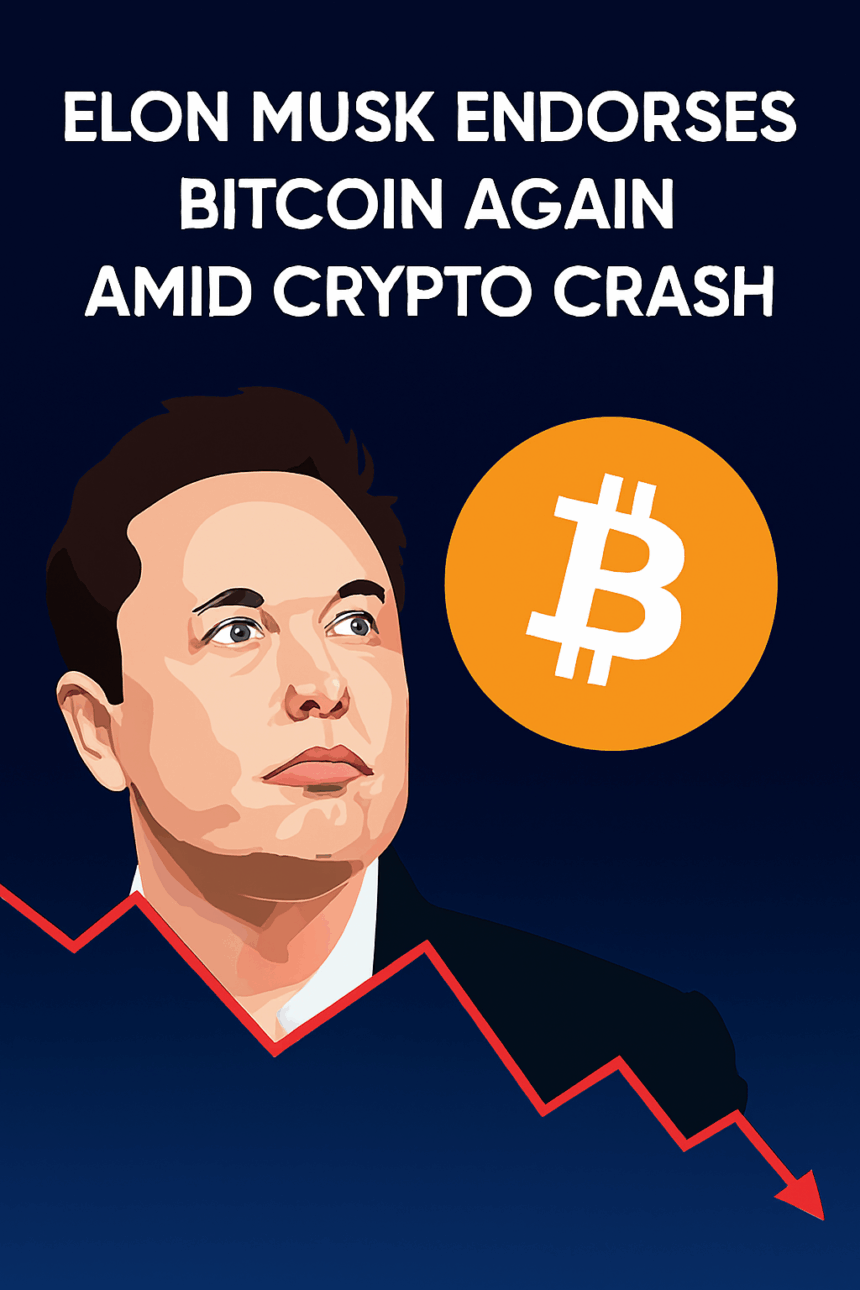 Elon Musk Endorses Bitcoin Again Amid Crypto Crash