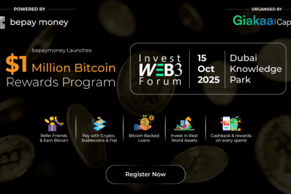 Bepay money to Launch $1 Million Bitcoin Rewards Program at Invest Web3 Forum Dubai 2025
