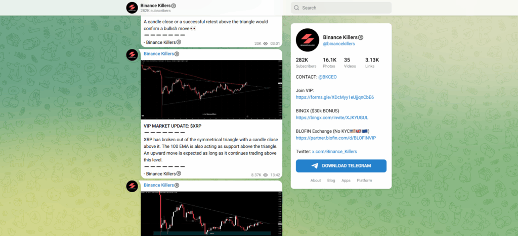 10 Best Binance Futures Signals Telegram Channels for 2025 4 Binance Killers