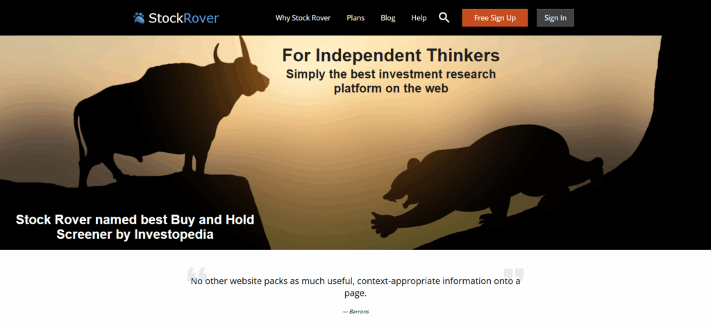 10 Best Stock Portfolio and Investment Tracker 11 Stock Rover