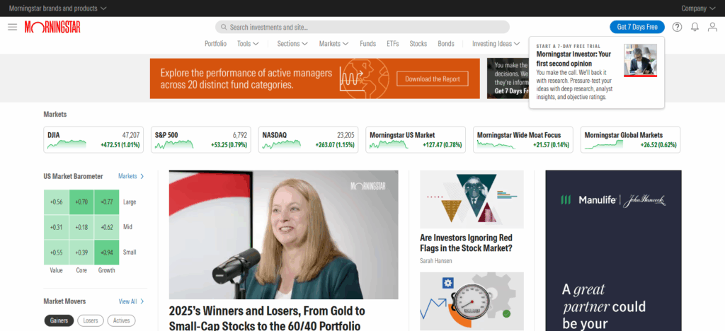 10 Best Stock Portfolio and Investment Tracker 5 Morningstar