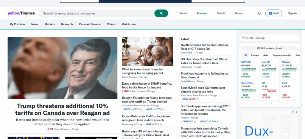 Yahoo Finance