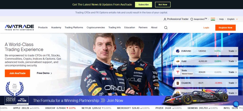 11 MiTRADE Forex Brokers Alternative 8 AvaTrade