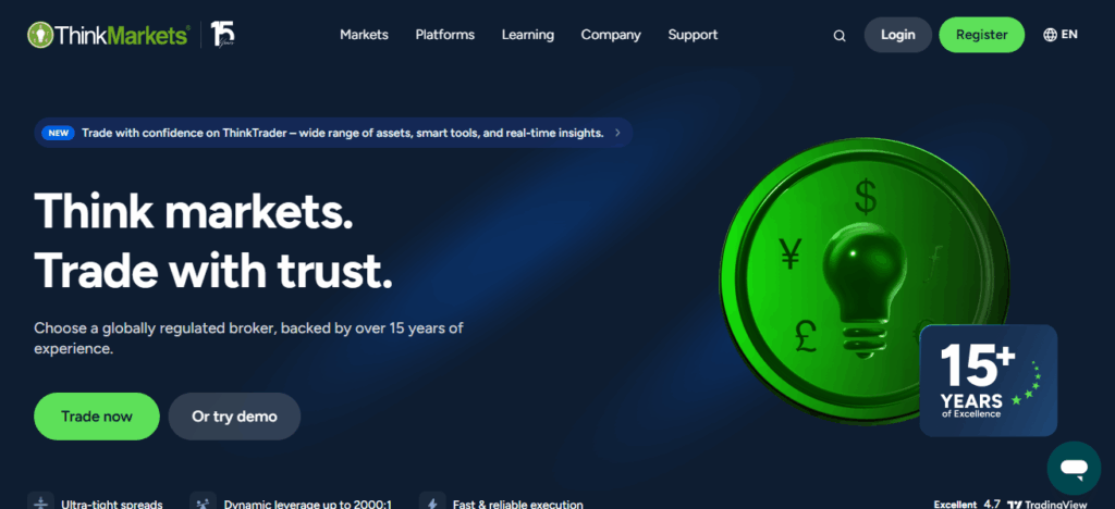 10 Best No-Commission Forex Brokers for Cost-Free Trading 2025 5 ThinkMarkets