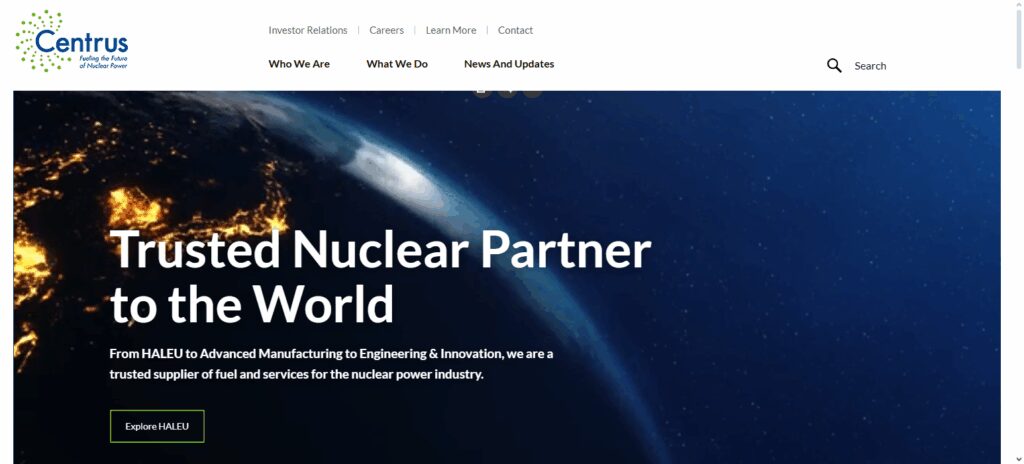 What is Centrus Energy?