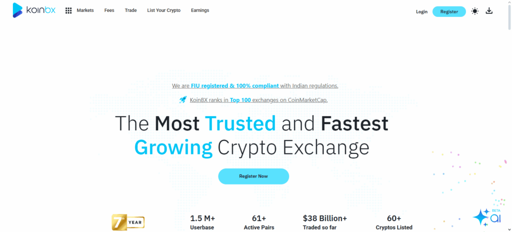 9 Top BloFin Alternative Exchanges in India for Secure Crypto Trading 7 KoinBX