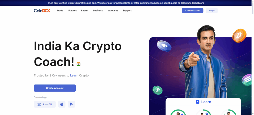 9 Top BloFin Alternative Exchanges in India for Secure Crypto Trading 2 CoinDCX