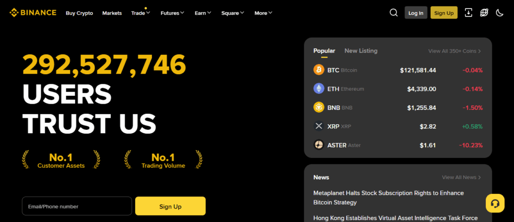10 Best CoinSpot Alternatives: Top Crypto Exchanges 2025 3 Binance