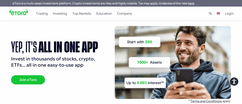 10 Best CoinSpot Alternatives: Top Crypto Exchanges 2025 4 eToro