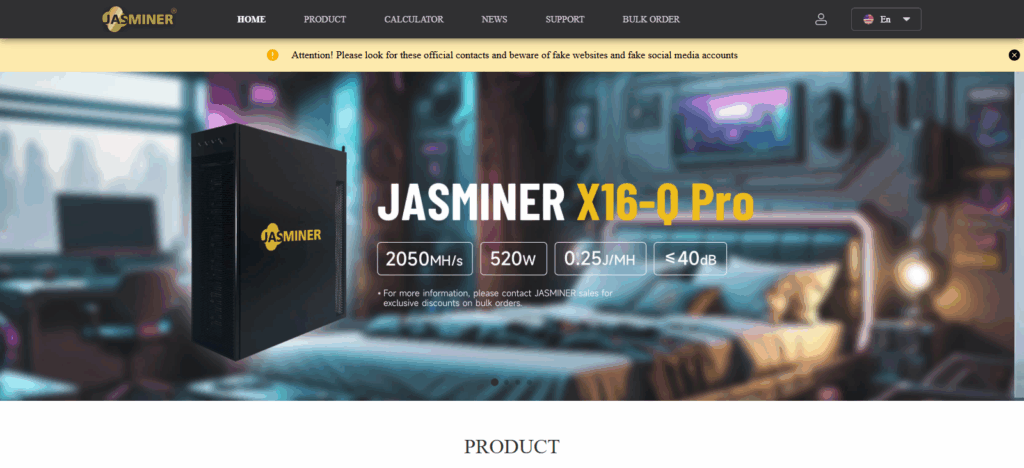 10 Best Bitcoin Miners & Crypto Mining Rigs for 2025 9 Jasminer X16-Q