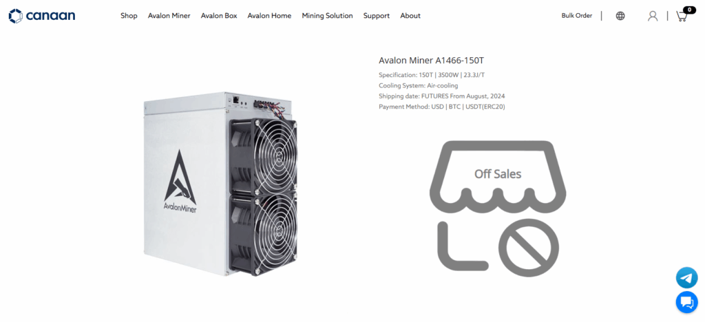 10 Best Bitcoin Miners & Crypto Mining Rigs for 2025 7 Canaan Avalon Made A1466