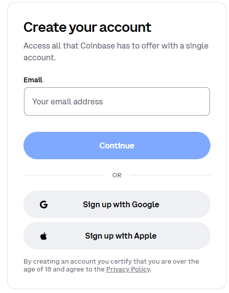How to Open a Coinbase Corporate Account: Step-by-Step Guide 4 Step 1: Visit the Coinbase Business Signup Page