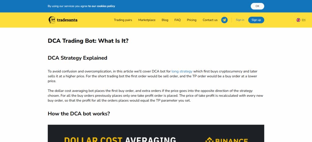 TradeSanta DCA Bot