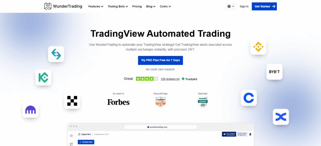 10 Best Crypto Flash Crash and Buy the Dip Crypto Bots 8 WunderTrading TradingView Bot