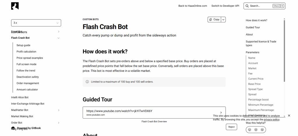 HaasOnline Flash Crash Bot