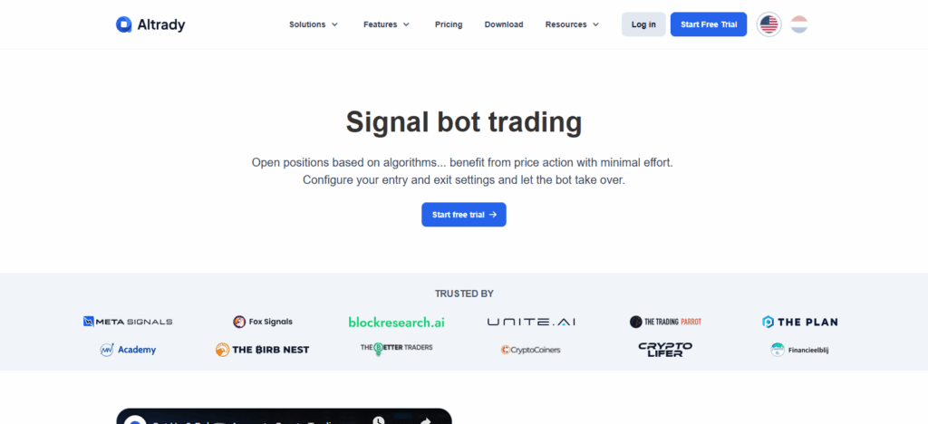 10 Best Crypto Flash Crash and Buy the Dip Crypto Bots 11 Altrady Smart Bot