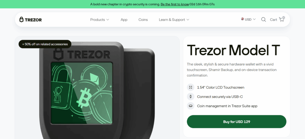 10 Best Crypto Wallets in Germany for Secure Storage 5 Trezor Model T Wallet