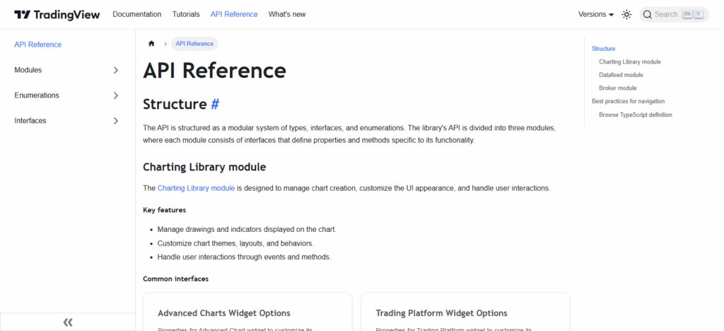  TradingView API