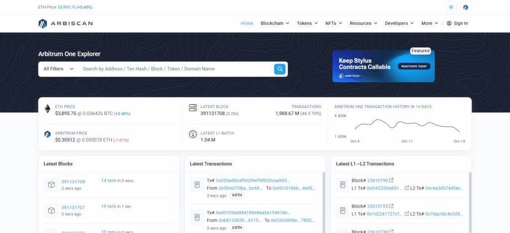 Step 3: Enter Arbitrum Network Details