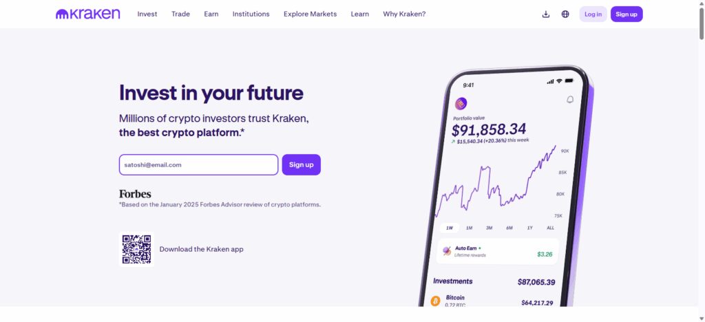 Kraken – Best for Security and Institutional Traders