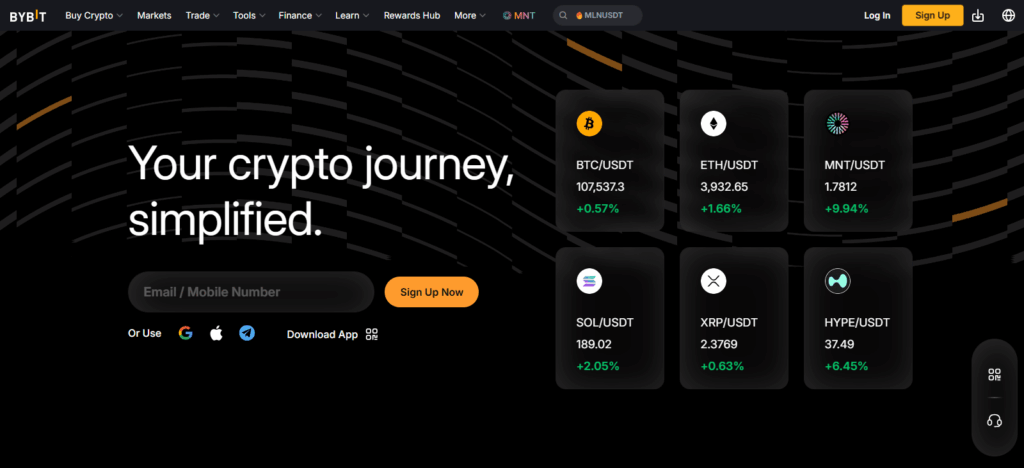 10 Best 100x Leverage Crypto Trading Platforms for 2025 6 Bybit