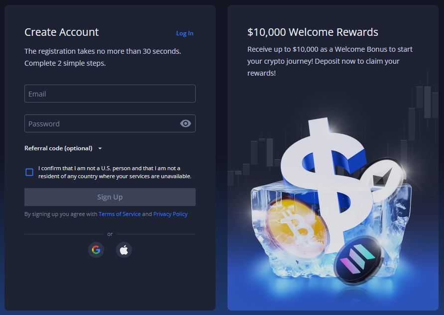 Margex Exchange Review: Trade Crypto with Confidence 2 Registration