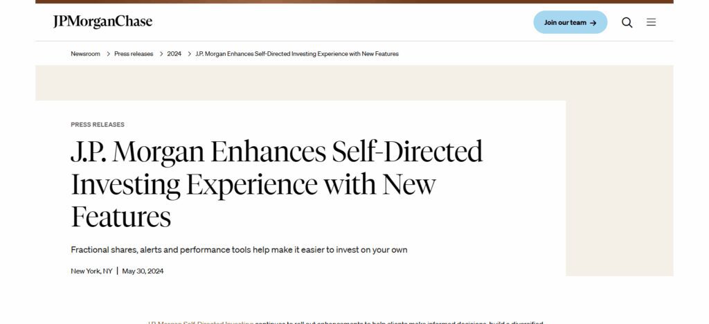 J.P. Morgan Self-Directed Investing  