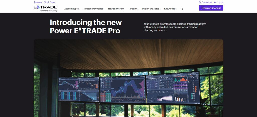 E*TRADE – Best Free Stock Trading Apps 2025
