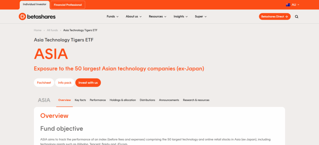 Top 10 ASX ETFs to watch in 2025 9 BetaShares Asia Technology Tigers ETF (ASIA)