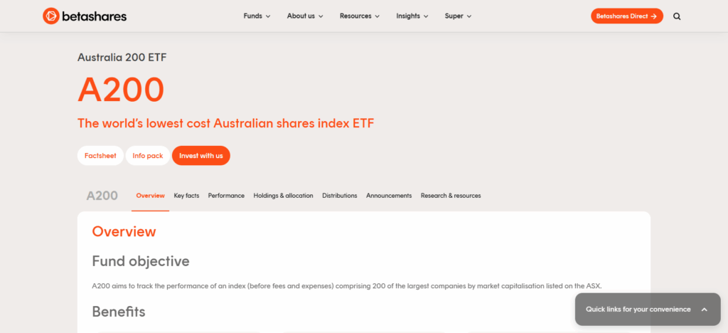 Top 10 ASX ETFs to watch in 2025 5 BetaShares Australia 200 ETF (A200)